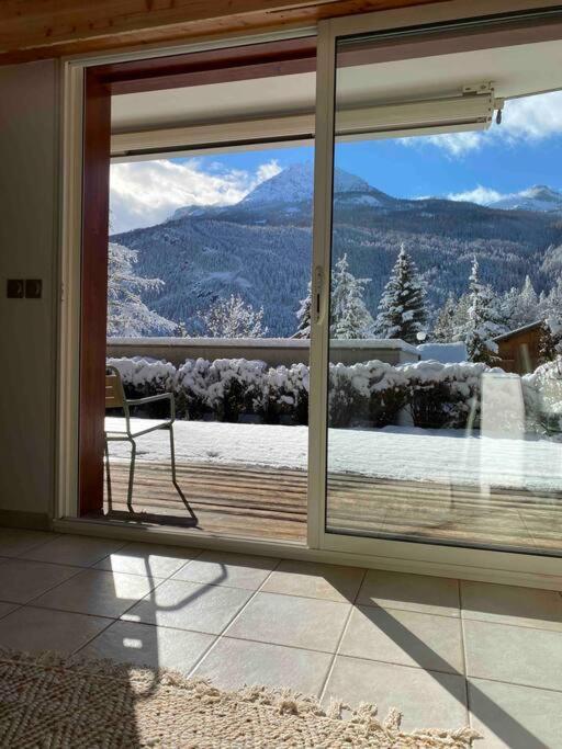 Appartement 4 Pers Grande Terrasse Vue Pistes Ski Saint-Chaffrey Exterior foto